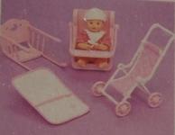 Galoob - Bouncin' Babies - Deluxe Travel Set - кукла